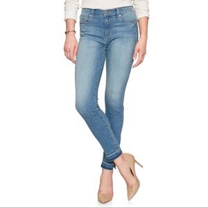 Banana Republic Factory Light Wash Frayed Hem Jean